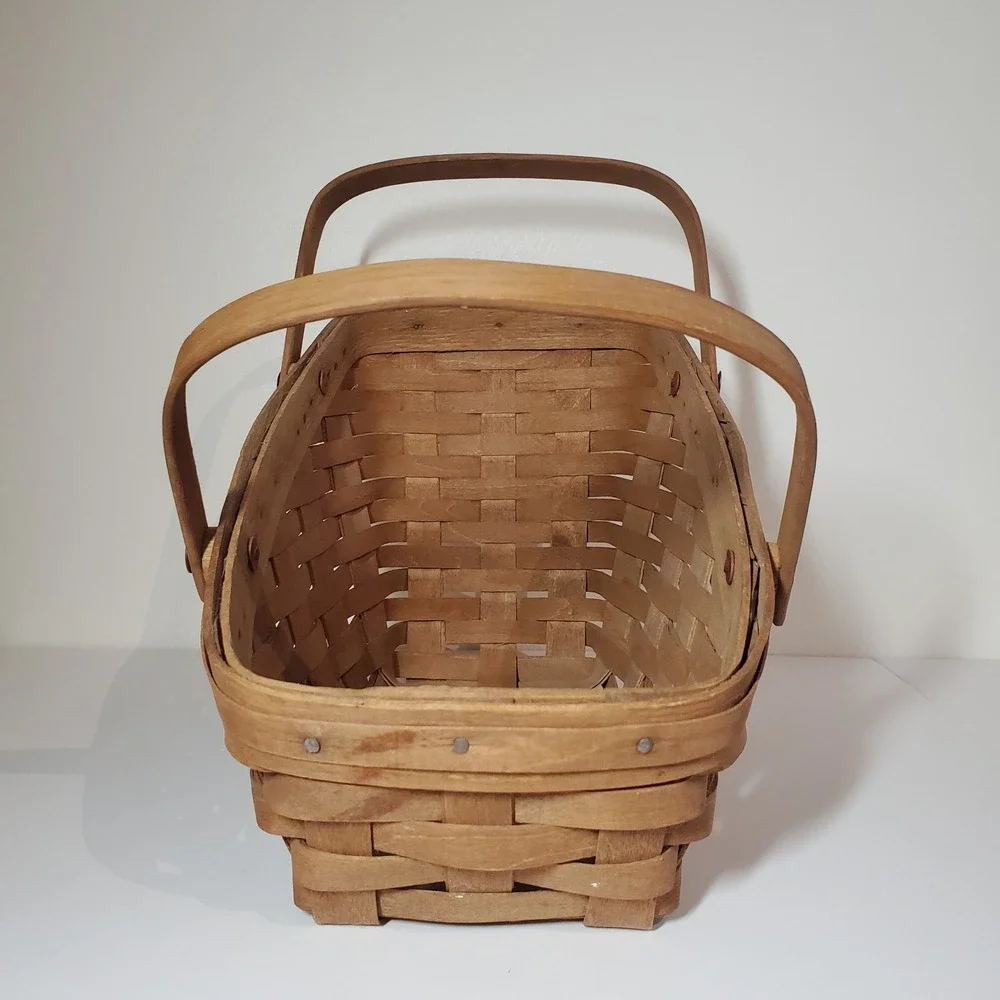 Vintage‎ Longaberger 1986 Sleigh Basket - dimensions in description